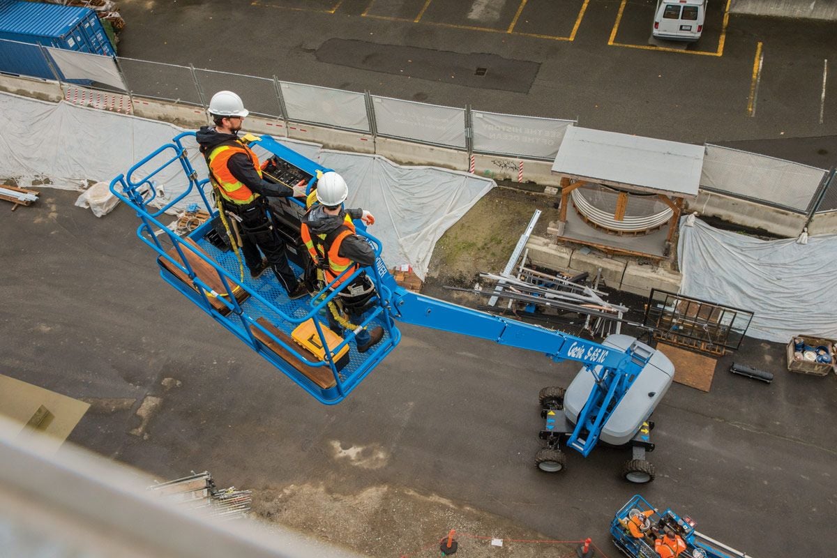 Genie S65, 65ft Straight Boom Lift, 4WD — photo 5