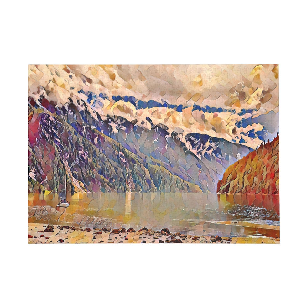 Thumbnail: Sailboat at Princess Louisa Inlet (Puzzle 1000-pieces)