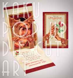 INDIAN BRIDE | DULHAN | ACTION MOVEMENT POP UP CARD