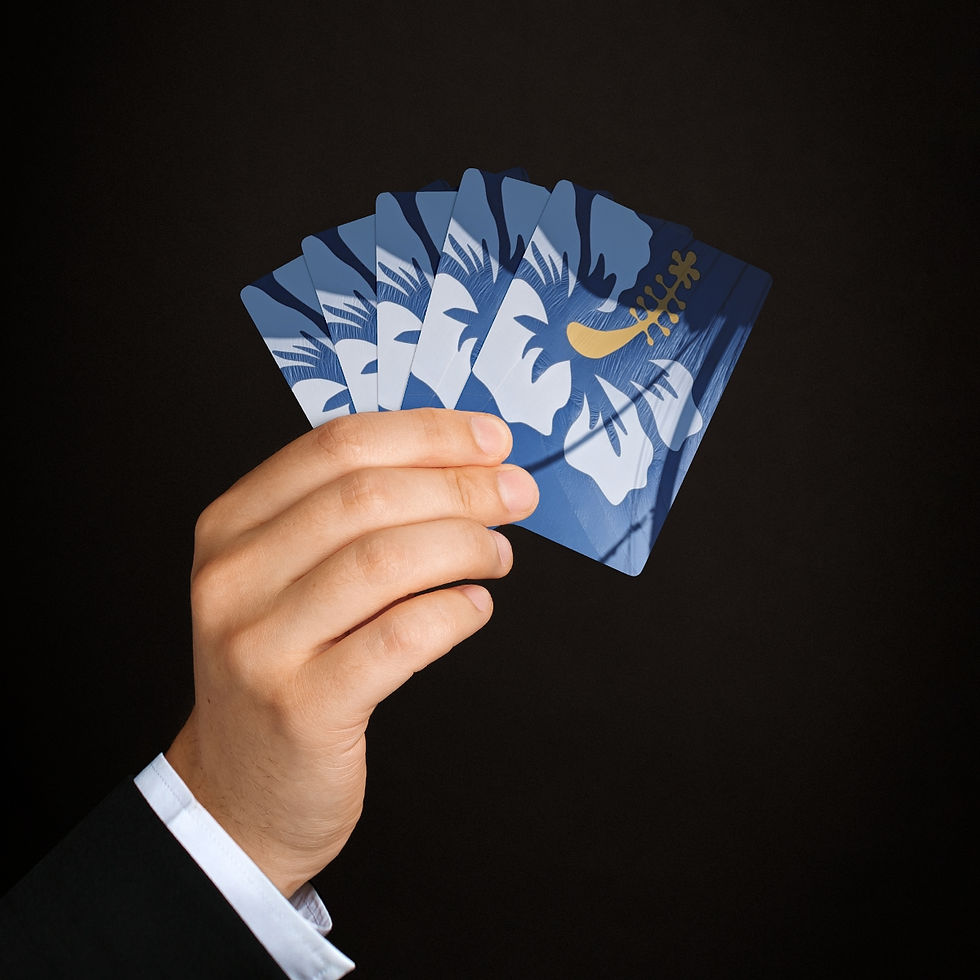 Thumbnail: Karma Hibiscus Playing Cards