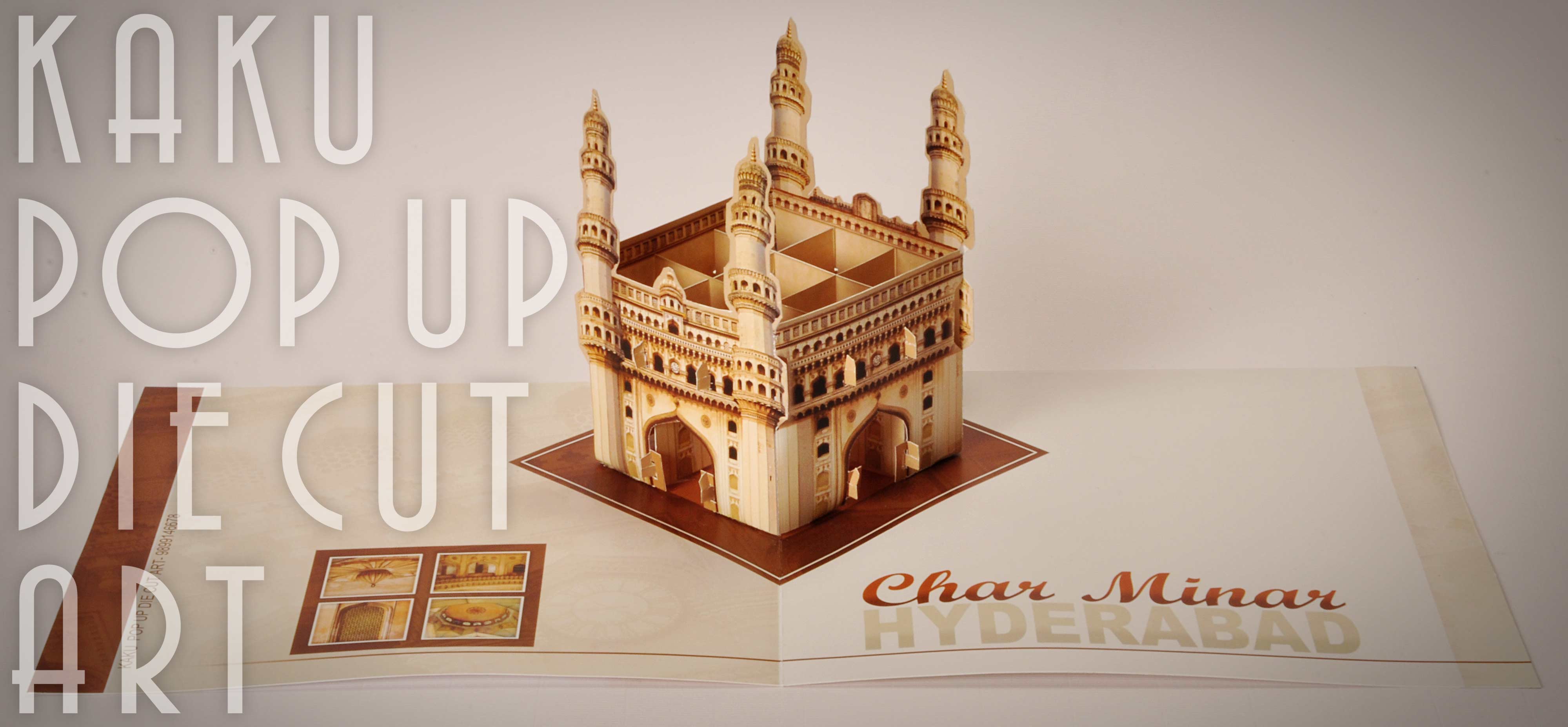 CHARMINAR HYDERABAD | POP UP BROCHURE