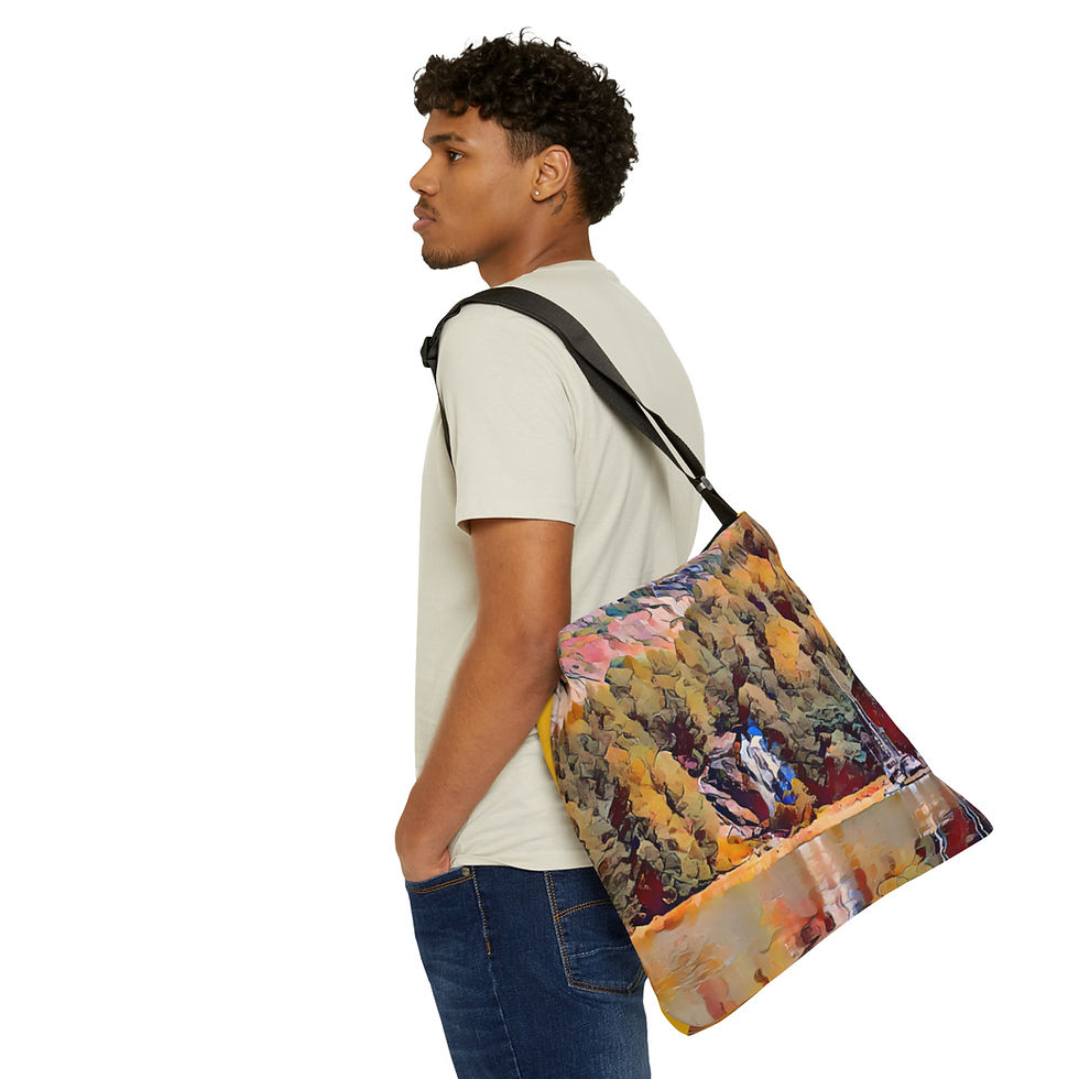 Thumbnail: Karma at Chatterbox Falls Adjustable Tote Bag