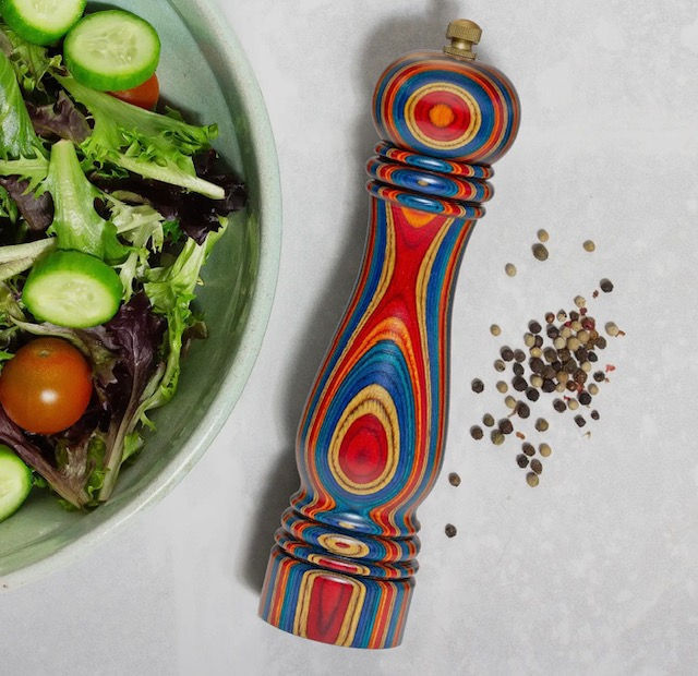 Baltique Montego Bay Pepper Grinder with Adjustable Mill by Totally Bamboo