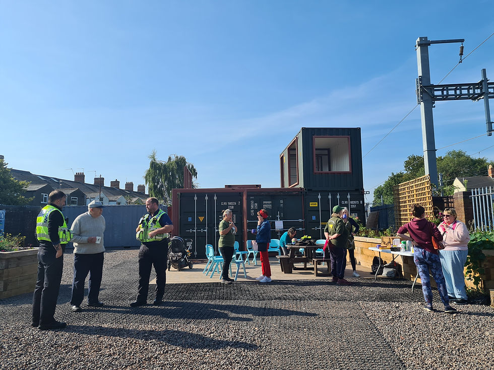 A sunny autumn Natter with Neighbours drop-in session