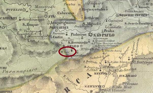 Villers de l'Ile Adam: Carta (...) da Provincia de São Paulo, 1847