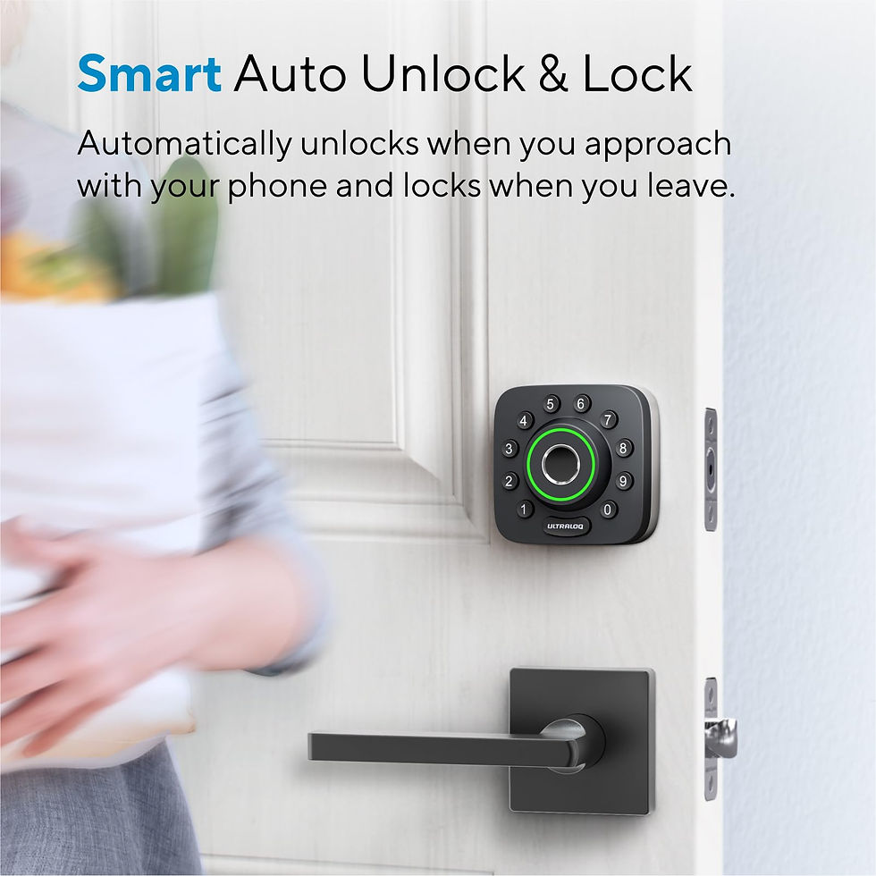 Thumbnail: Smart Auto Unlock & Lock automatically unlocks when you approach the door.