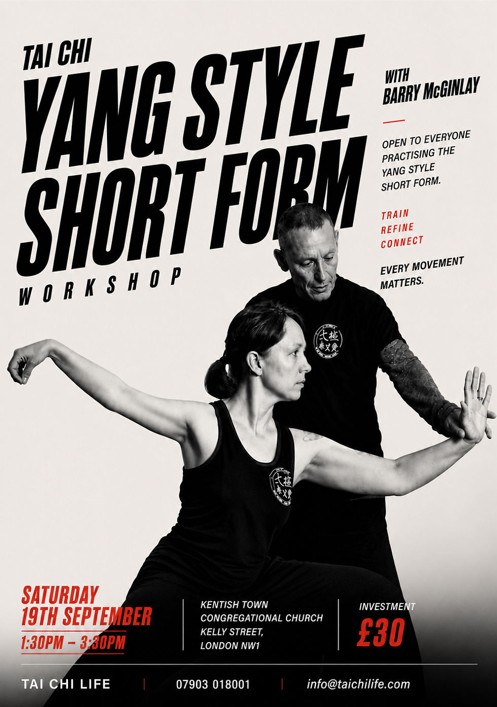 Yang Style Tai Chi Workshop