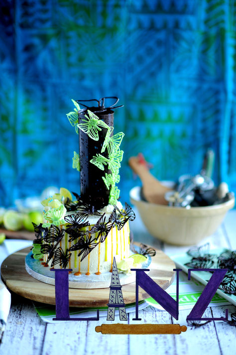 Chocolate Butterfly Tunnel Cake