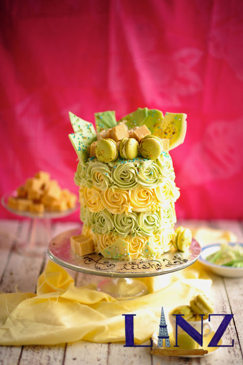White Chocolate Pistachio Cake