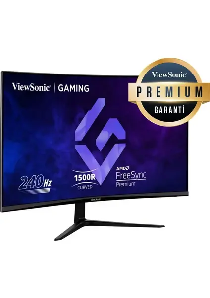 Viewsonic VX3219-PC-MHD 31.5 1920X1080 240Hz 1ms HDMI Dp Curved LED Monitör