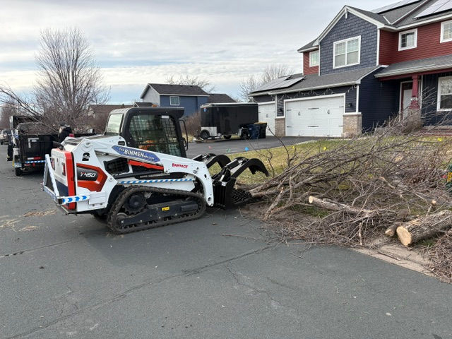 Yard waste and debris removal services in Chaska MN by The BinMen