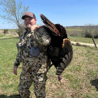 Turkey Hunting Buck Haven Outfitters hunter
