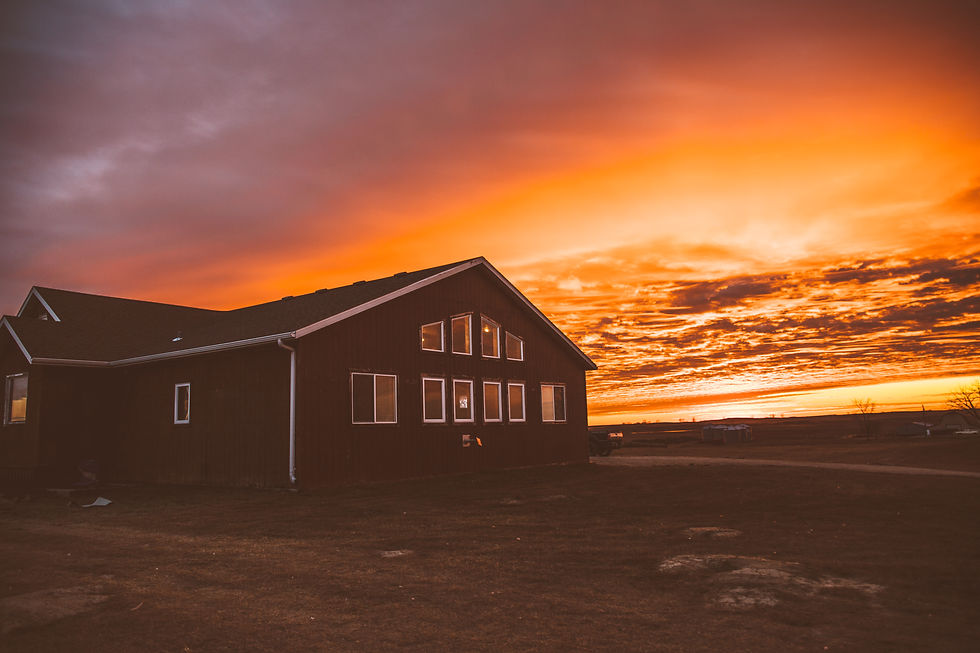 Sunset Deer and Duck Hunting North Dakota