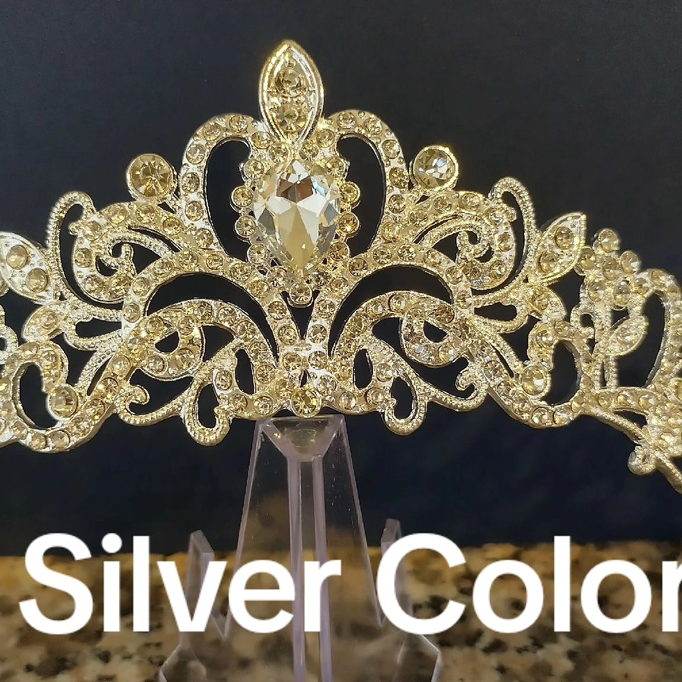 Silver Color Tiara For Sale