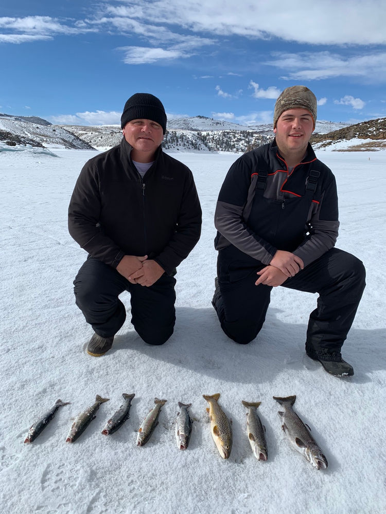 Ice report for the final weeks of ice fishing on Blue Mesa Reservoir
