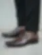 Thumbnail: Sapato Social Masculino Maier Croco marrom e verniz marrom — Modelo 1312