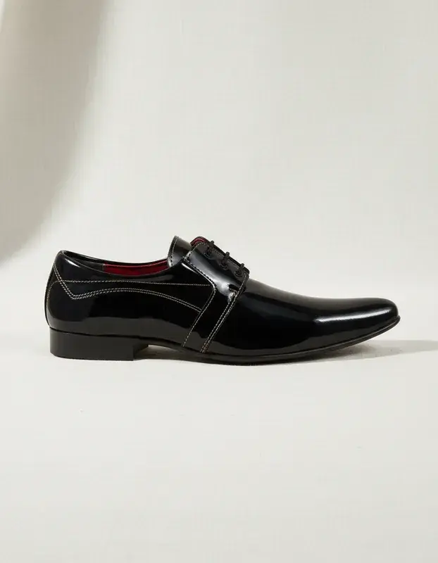 Miniatura: Sapato Social Masculino Maier Verniz preto — Modelo 038