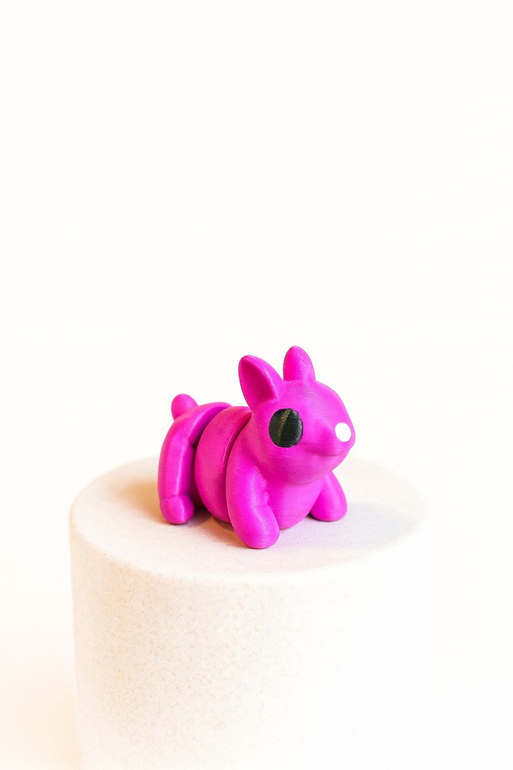 3D Pink Mini Bunny