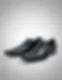 Thumbnail: Sapato Social Masculino Maier Cromo preto e detalhes em croco preto — Modelo 251