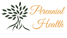 Perennial Health Logo tree with roots