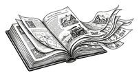 libro contenente la storia della fattoria