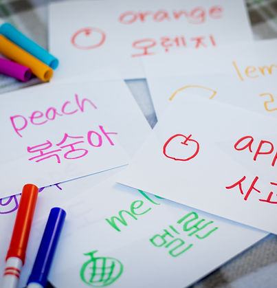 Preschool Korean language class 한êµì–´ 수업 for bilingual learning and cultural awareness at Sonflower Early Learning in Everett WA