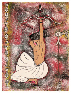 Matsya+Drishti+Bhedan+-+Arjun+in+Draupadi+Swayamwar