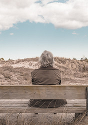 Man Sitting on a Bench