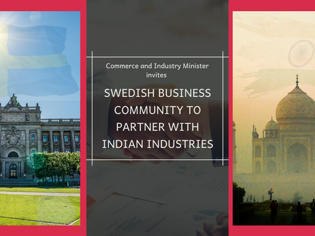 Piyush Goyal Invites Swedish Business Community to Partner with Indian Industries