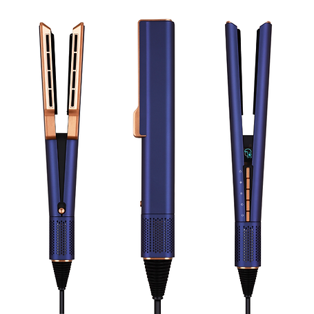 AYRRO “AirFlow” Blue - 2-in-1 plaukų tiesintuvas - džiovintuvas