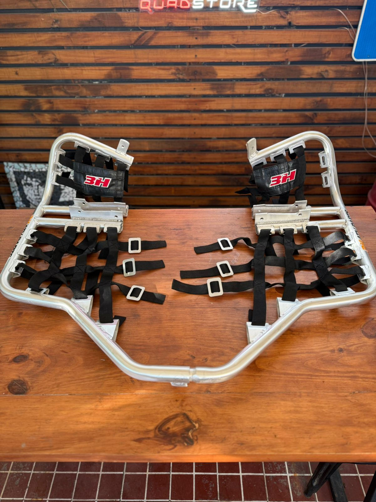 Pisadera 3H competetion c/talonera Raptor 700 Alumunio