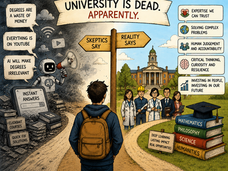 University Is Dead. Apparently.