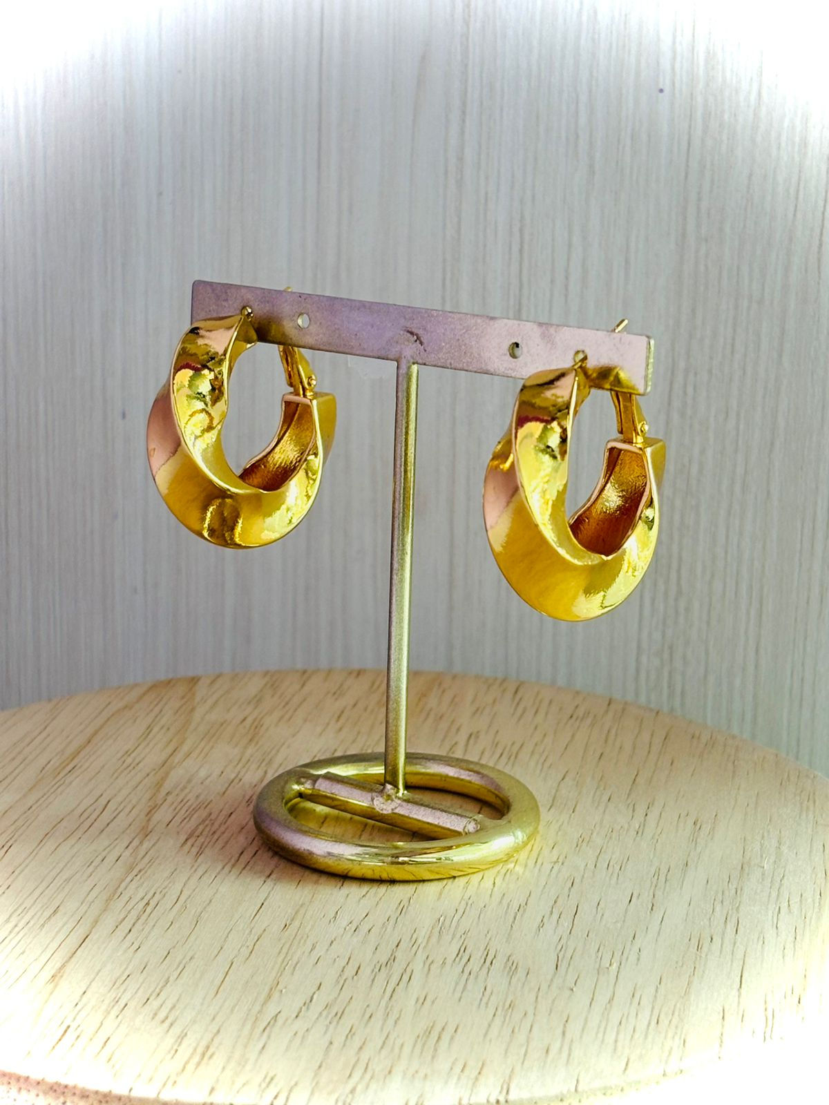 Aretes Dorados Grandes