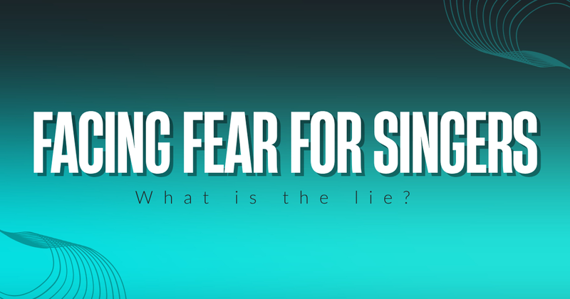 facing fear for singers cover graphic