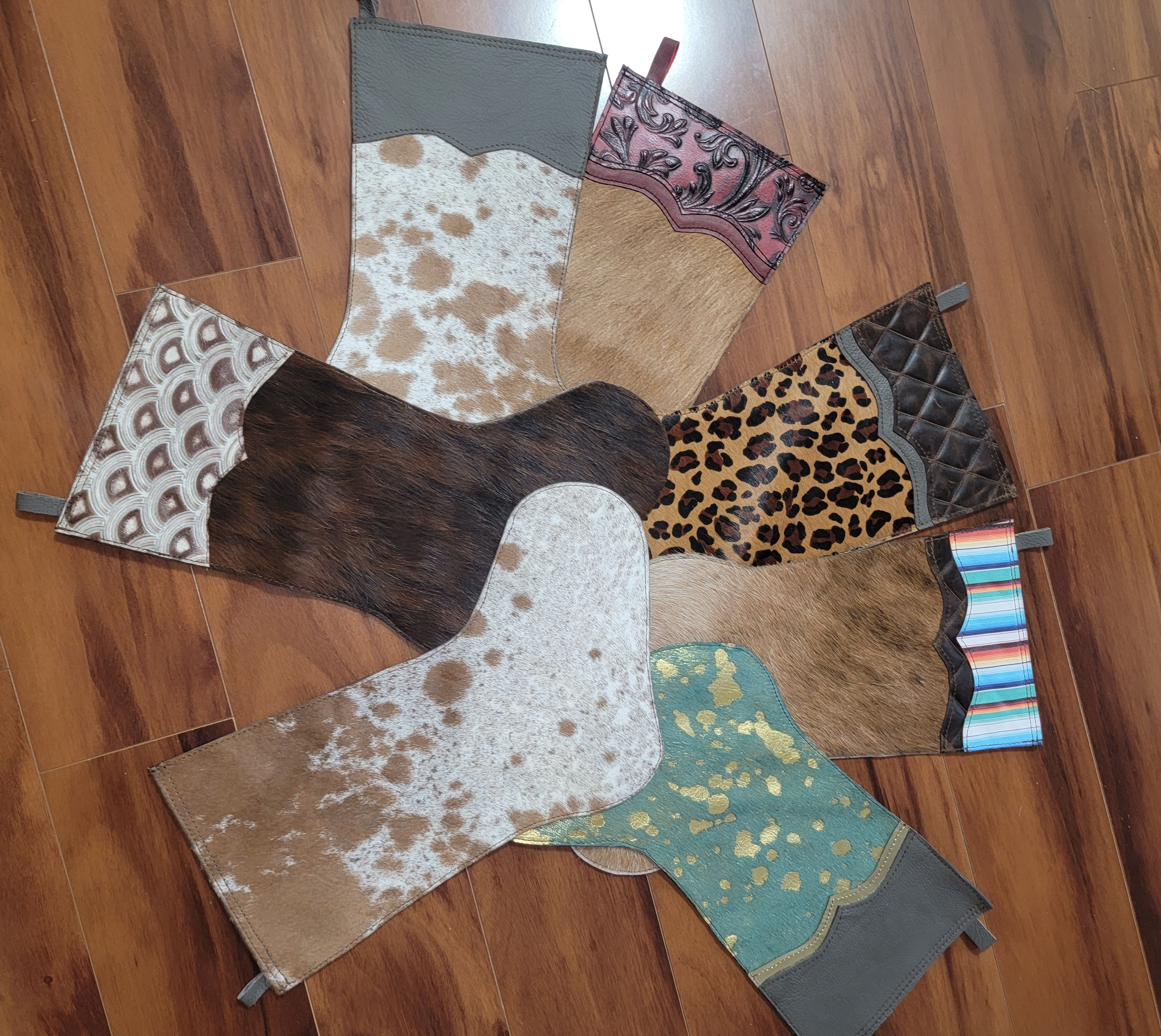 Cowhide Stockings- Hair on Hide