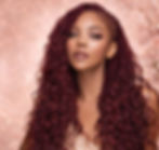 Woman with deep wave hair, color 99J