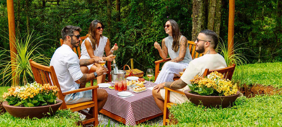 Experiência Picnic na Pousada Casa Campestre em Gonçalves (MG)