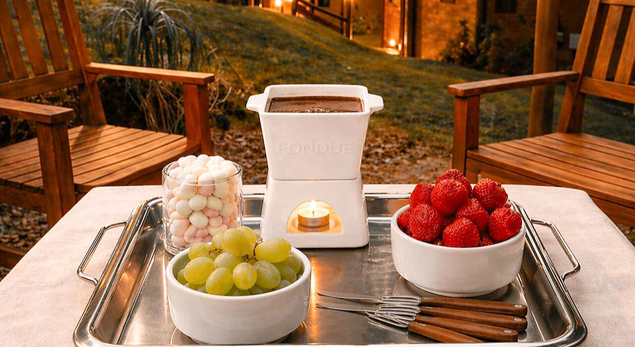 Experiência Mini Fondue na Pousada Casa Campestre em Gonçalves (MG)