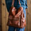 Thumbnail: leather bag for women