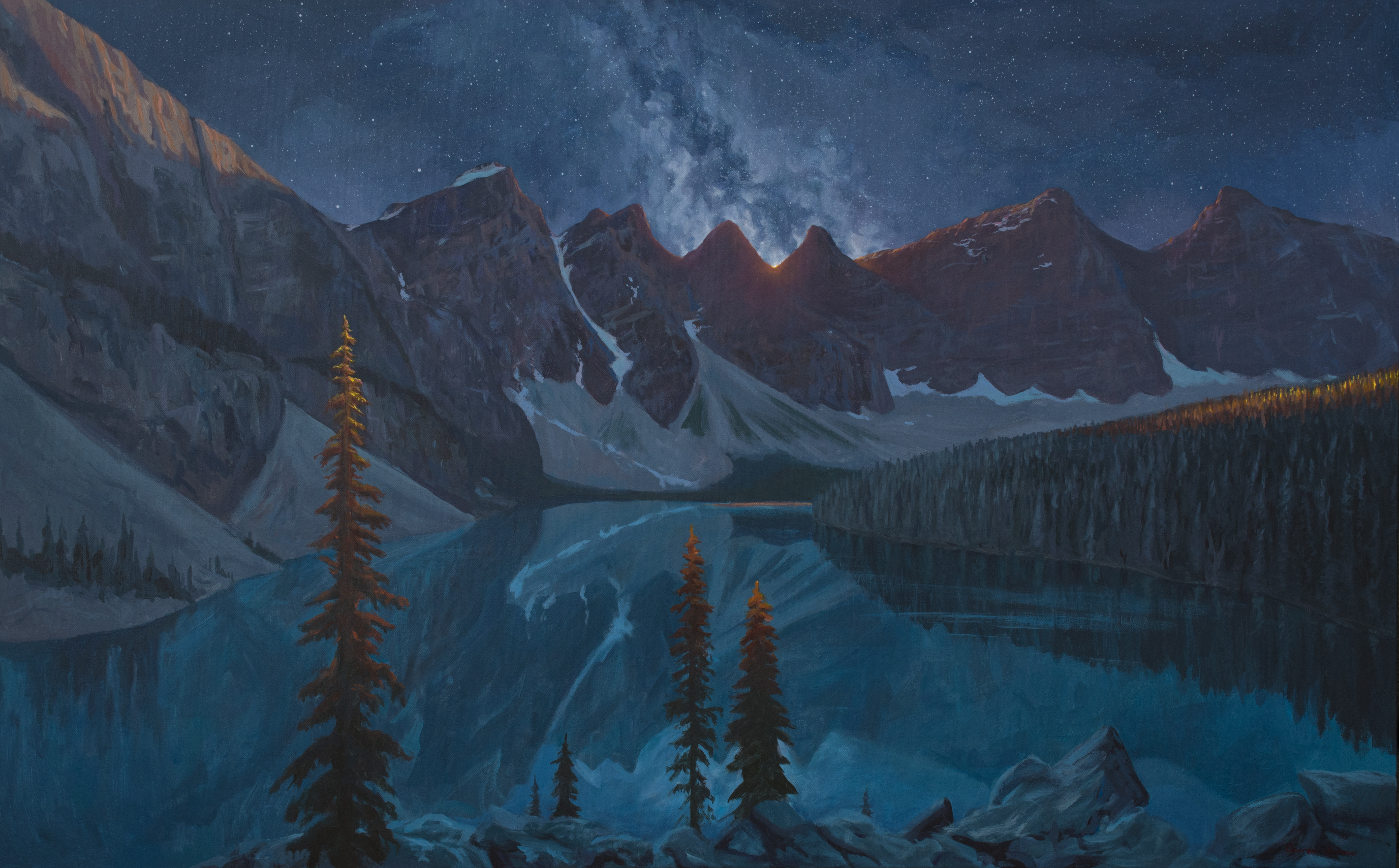 Midnight at Moraine