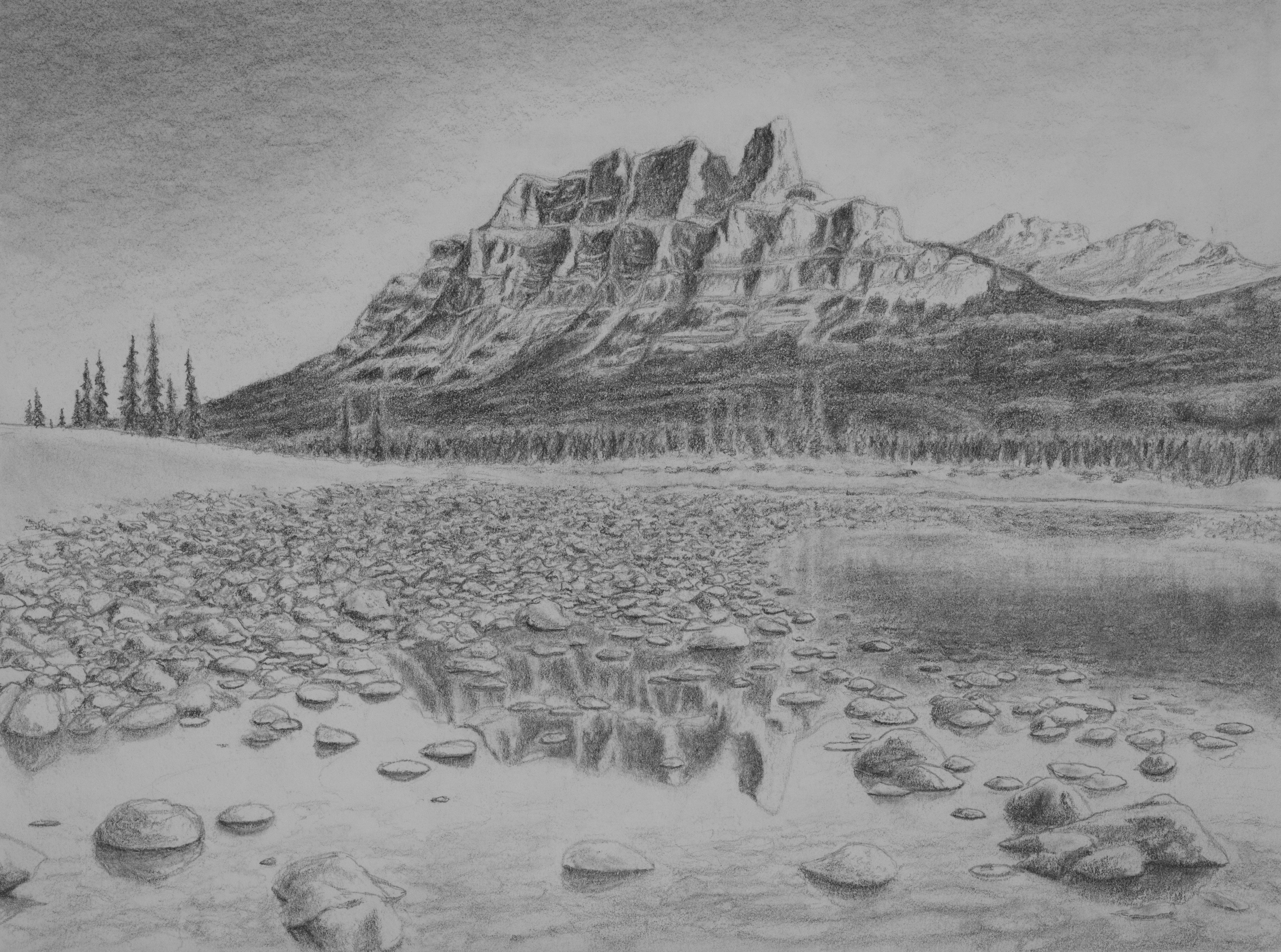 Castle Mountain Reflections
