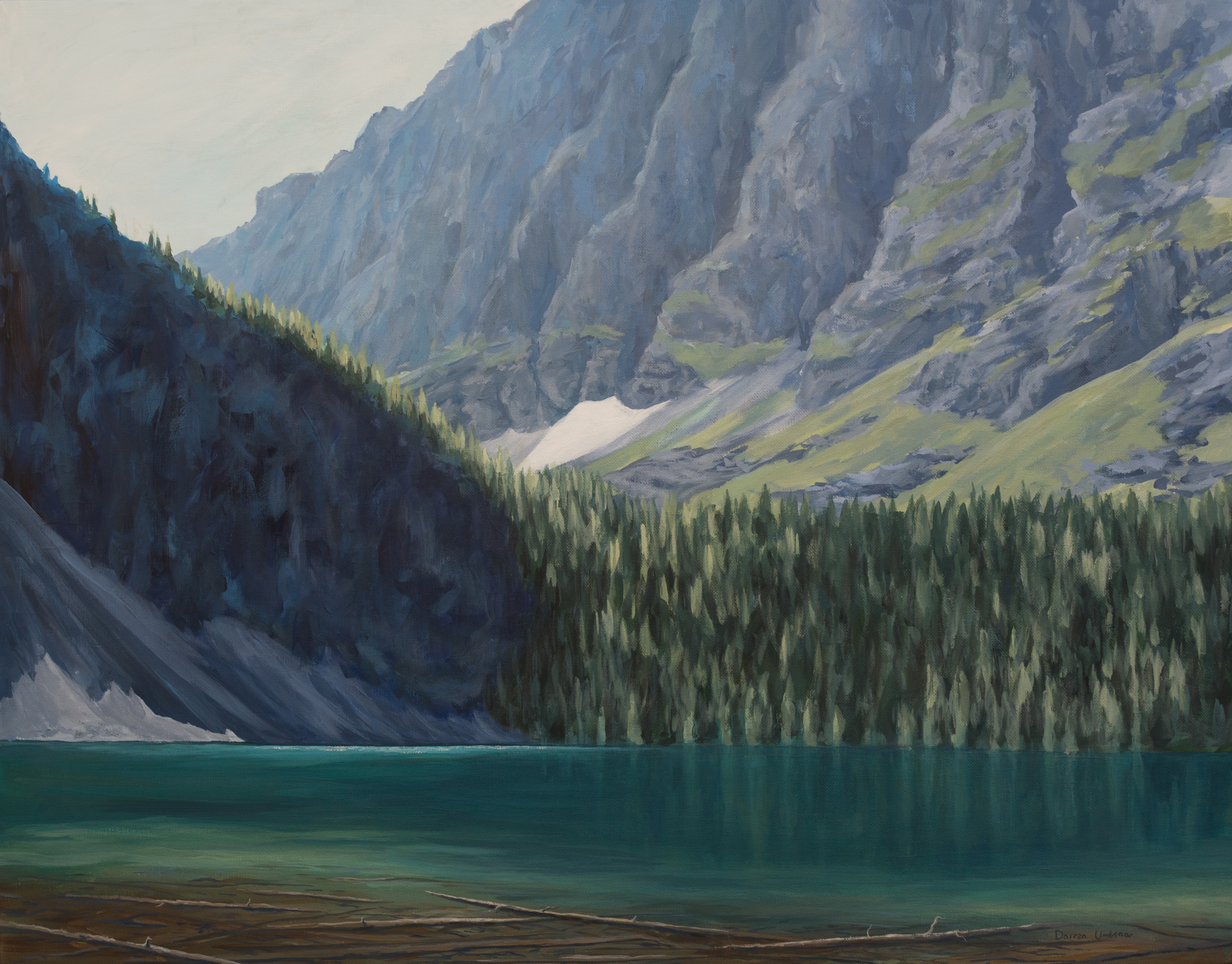 Afternoon Light at O'Brien Lake