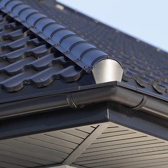 Corner of a Roof Gutter