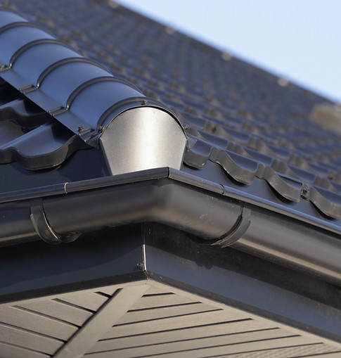 Corner of a Roof Gutter