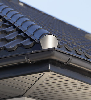 Corner of a Roof Gutter