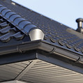 Corner of a Roof Gutter