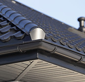 Corner of a Roof Gutter