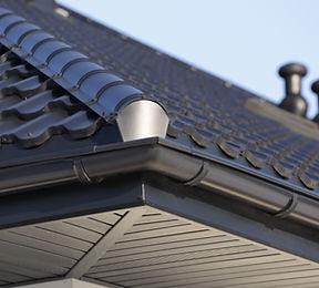 Corner of a Roof Gutter
