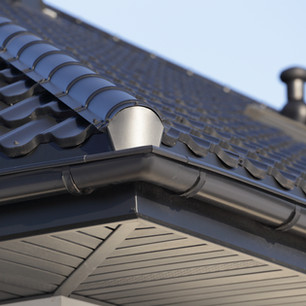 Corner of a Roof Gutter