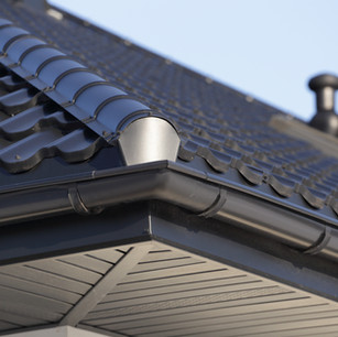 Corner of a Roof Gutter